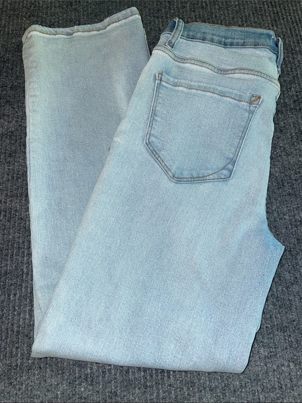 Kensie Vintage Luxe Ella High Rise Straight Jeans Light Wash 8/29